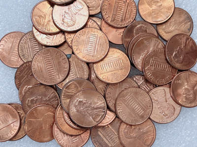 第一海外回流一元起拍收藏 散集专场  第293期 - 美国林肯堂1分硬币 50枚 带光品