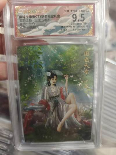 寸草不生拍卖第十八期  - 武韵红颜(三国五虎2)  小乔 折光粗闪