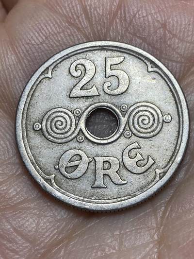 2026年第九场(总第一百七十八场）外国好品散币场(免佣金) - 丹麦🇩🇰1926年25欧尔(克里斯蒂安十世第四版，HCN; GJ版，关门年仅发行3年)