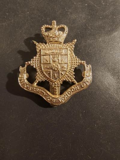 老王徽章第177期 - 英国伦敦大学军官训练团帽徽