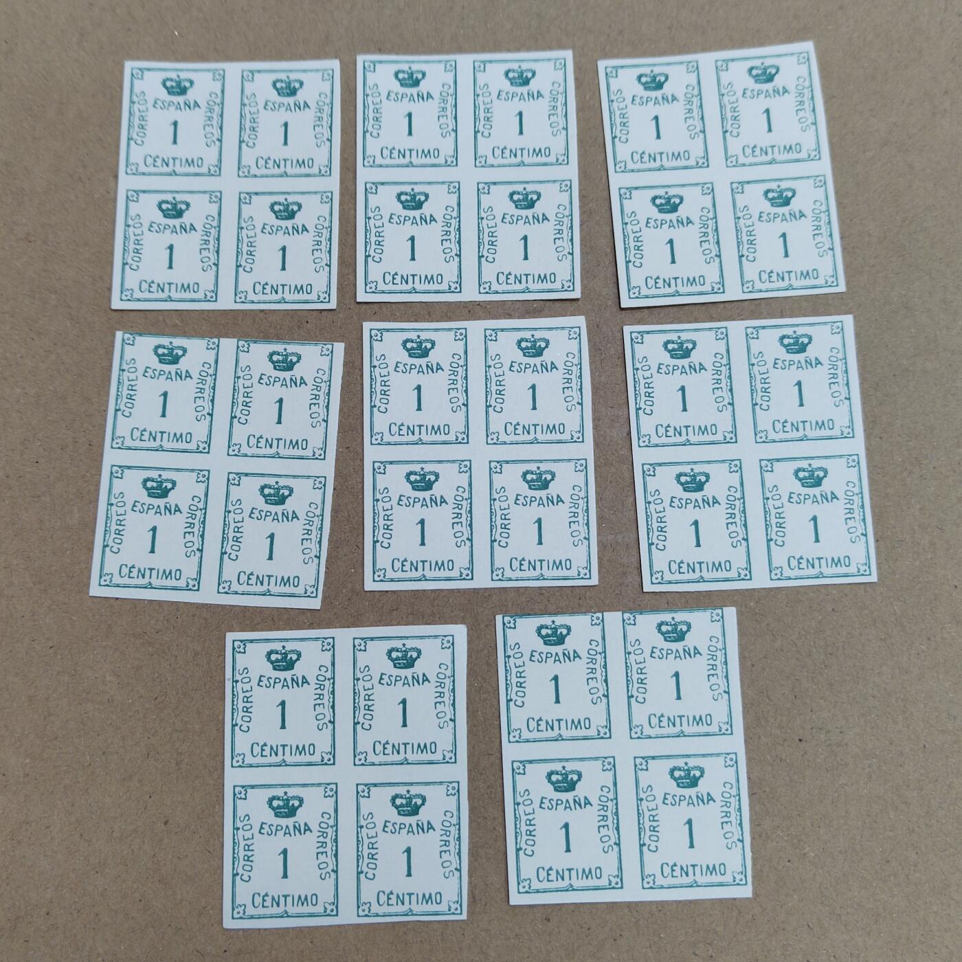 PCAI钱币  17-715  票据专场 西班牙邮票