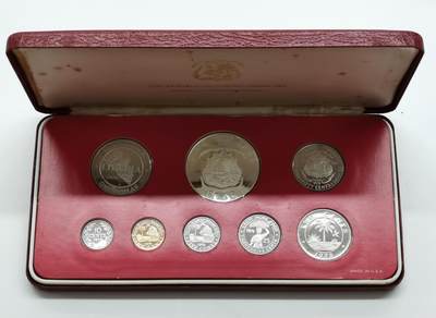 博洋堂世界钱币拍卖第157期（全场包邮） - 利比里亚1978年精制套币PS，原盒证