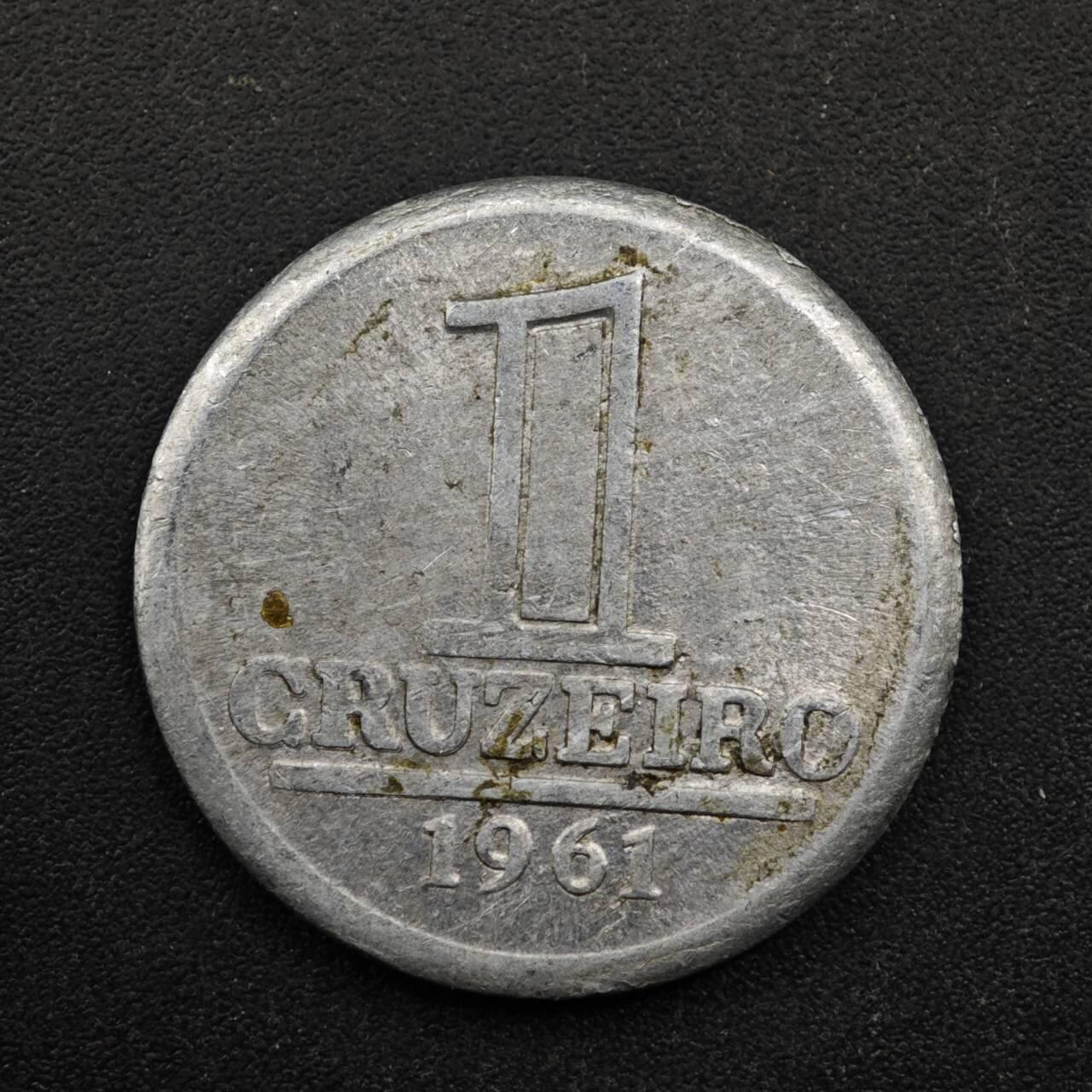 【淘币小摊】实时拍第八百四十九拍   散币银币场   满百包邮可预留二周 每周一统一发货   巴西1961年1克鲁塞罗铝币