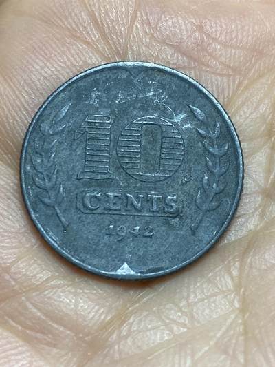 2026年第九场(总第一百七十八场）外国好品散币场(免佣金) - 荷兰🇳🇱1942年10分(二战德国占领时期)