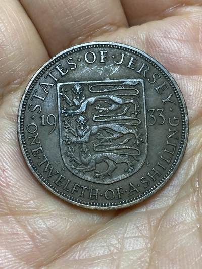 2026年第九场(总第一百七十八场）外国好品散币场(免佣金) - 英属泽西岛🇯🇪1933年1/12先令(乔治五世第三版)