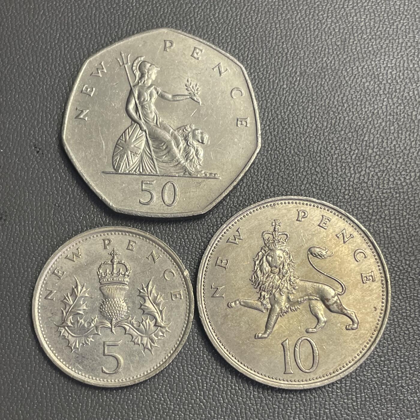 回流0120 英国新便士3枚