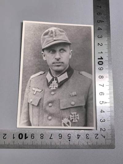 小驴勋章奖章收藏1月17日周六晚六点拍卖（珍爱和平，收藏战争，铭记历史，勿忘国耻，忠党爱国。有偿代拍，送拍规则在简介最后，参拍须阅读规则后再参拍，关系到运费包装发货时效真假辨别等关键信息，拍卖时不再发原图，看大图店主微信码在拍卖店铺介绍里） - 98步兵师Eugen Sonntag战后亲签