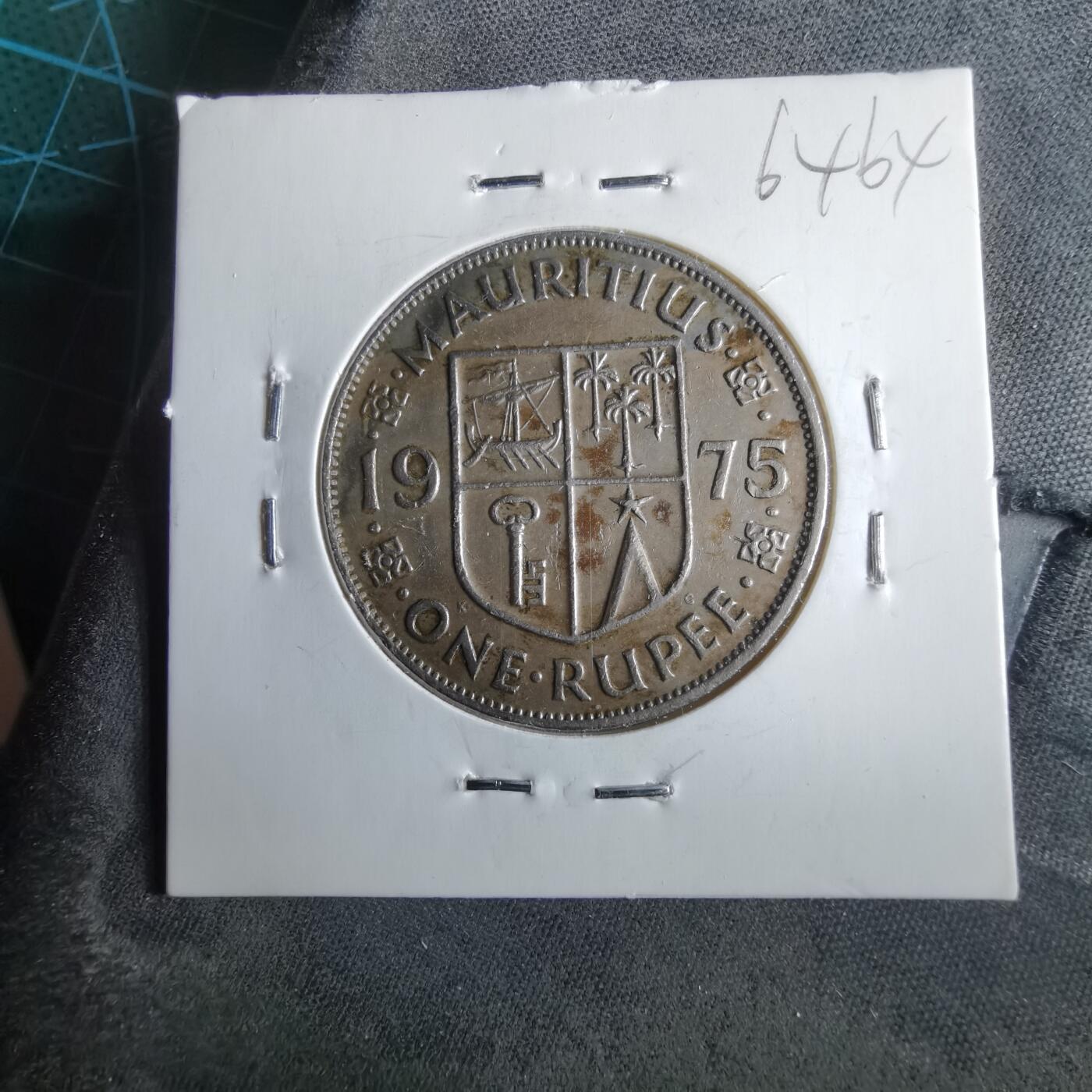 沼泽如烟--第964场 毛里求斯1975年1卢比