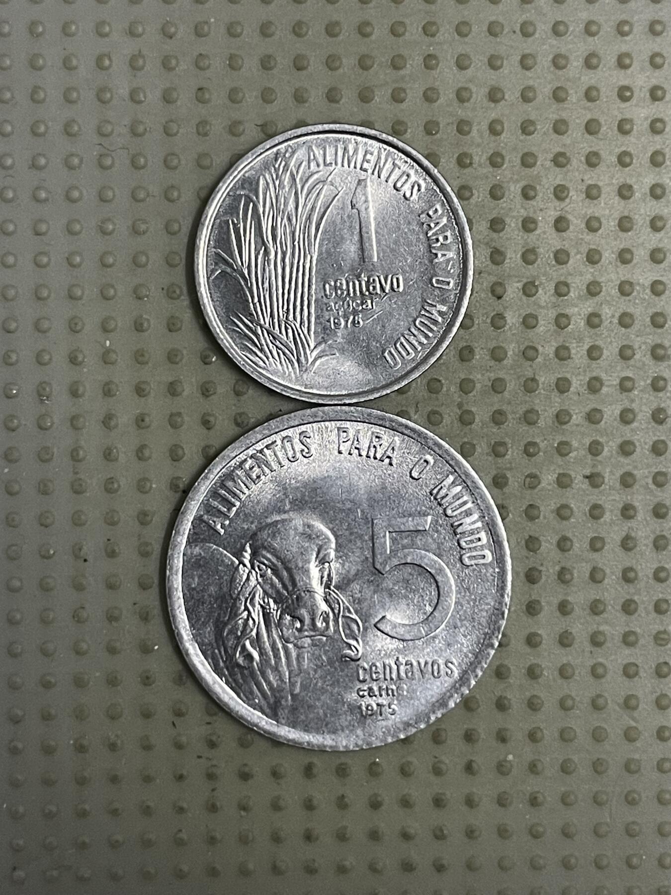 2026年第13场各国散币拍卖（总第163场） 巴西1975年fao纪念币2枚