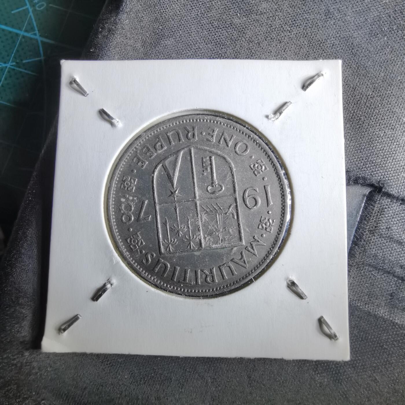 沼泽如烟--第964场 毛里求斯1978年1卢比