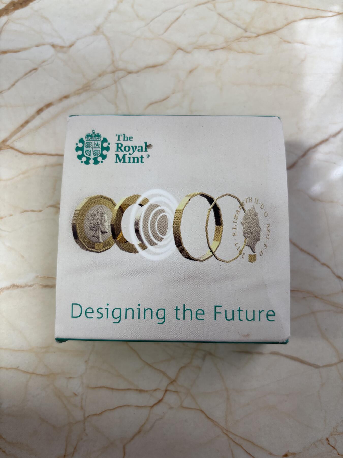 第188期拍卖 英国2017年1英镑加厚双色纪念银币，925银，20.92克，发行量4500枚