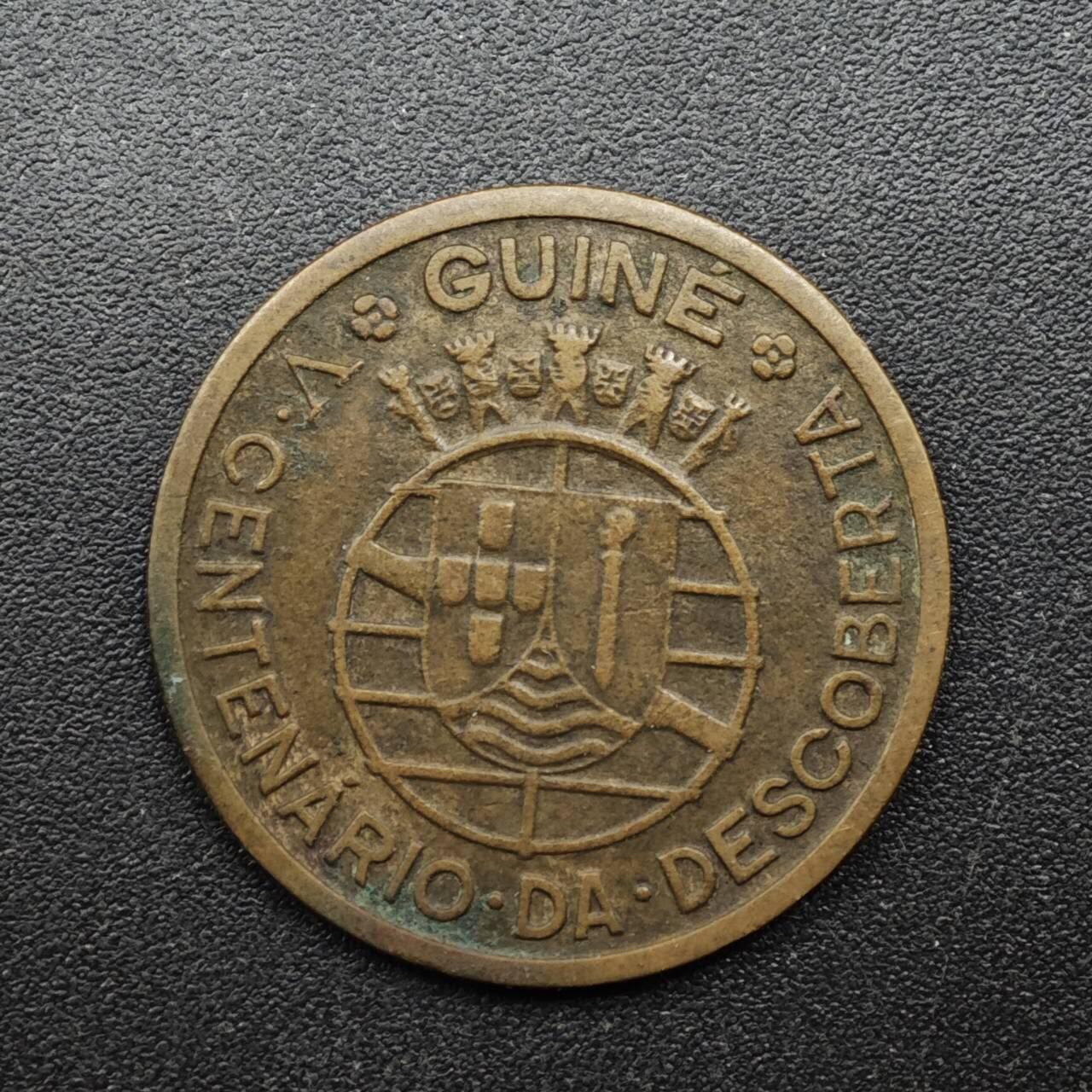 【淘币小摊】实时拍第八百四十九拍   散币银币场   满百包邮可预留二周 每周一统一发货   葡属几内亚1946年50分铜币