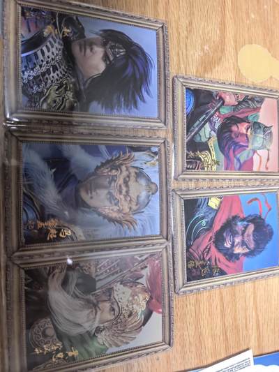 寸草不生拍卖第十八期  - 纵横卡牌出品蜀汉三国五虎关羽张飞赵云马超黄忠彩闪大头