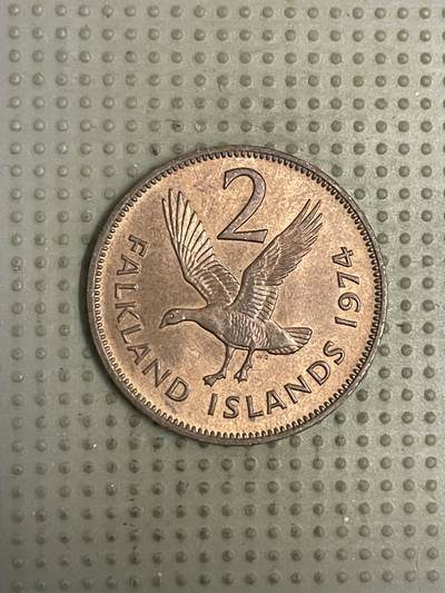 2026年第13场各国散币拍卖（总第163场） - 福克兰群岛1974年2分