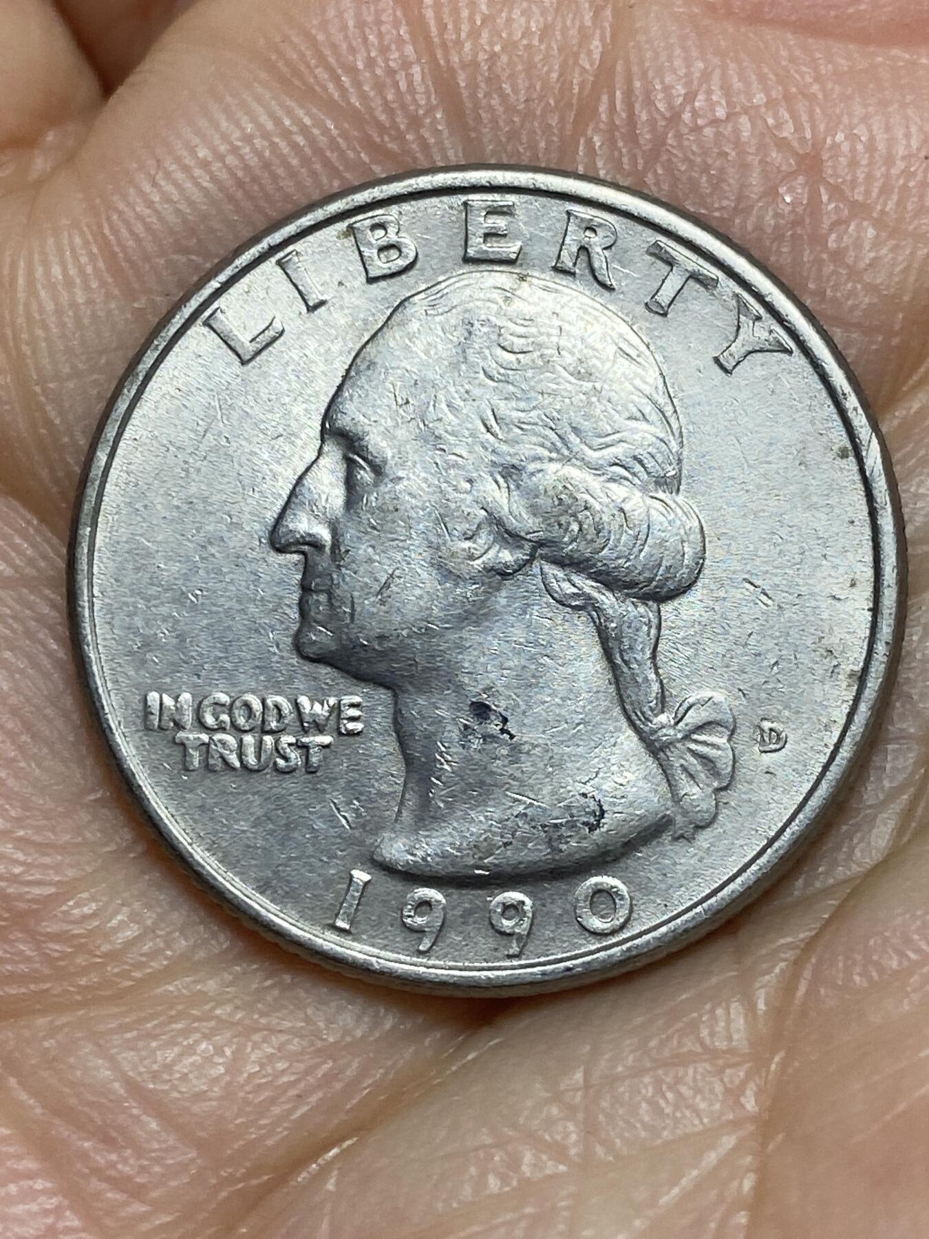 2026年第九场(总第一百七十八场）外国好品散币场(免佣金) 美国🇺🇸1990年1/4元(D标丹佛造)