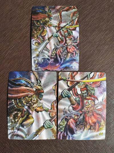 阳大大卡牌拍卖第93期（持续收拍品，周五晚上九点截拍，进群福利早知道） - 卡德曼 张建东 小圣施威战大圣 三张