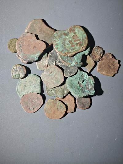 108期新疆红钱粟特钱币丝路钱币专场 - A9丝路铜币一组20个