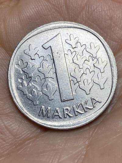 2026年第九场(总第一百七十八场）外国好品散币场(免佣金) - 芬兰🇫🇮1990年1马克(1963–2001年第二版，M标)