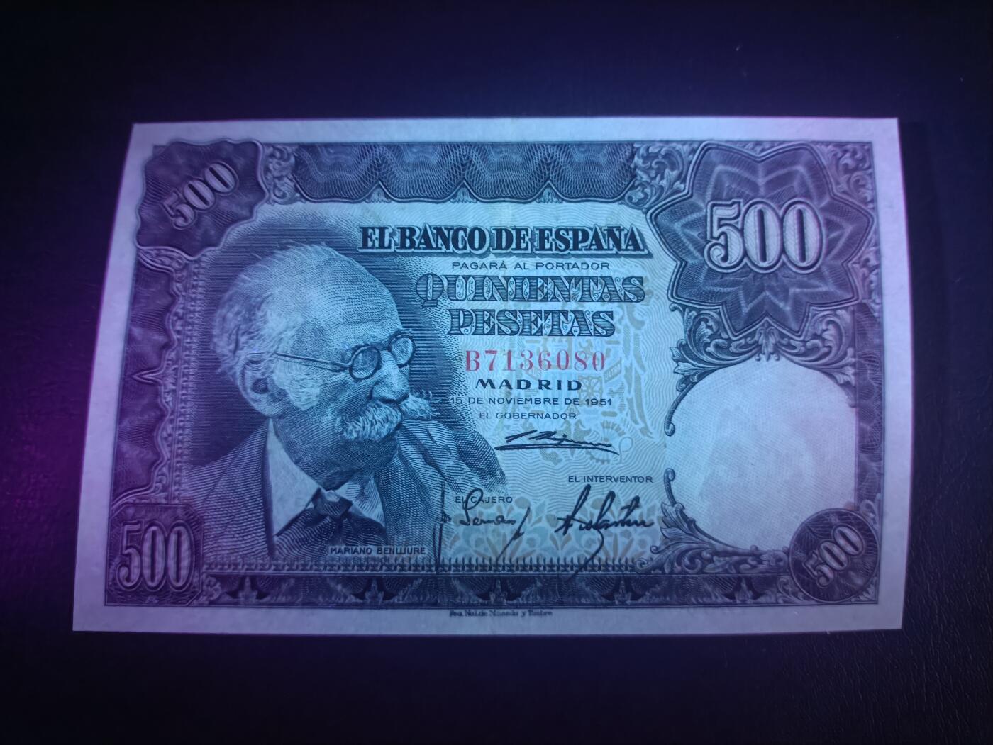 2026一月第三期，总213期 西班牙1951版500比塞塔UNC，雕塑家贝尼鲁莱和他的作品，少见早期大方块品种