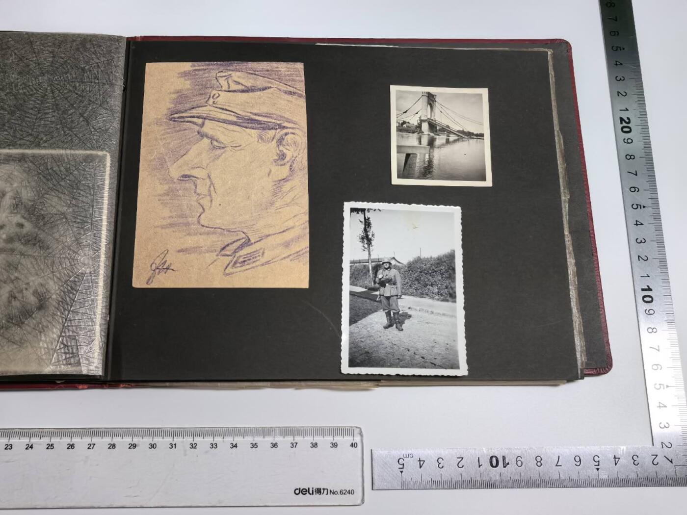 小驴勋章奖章收藏1月17日周六晚六点拍卖（珍爱和平，收藏战争，铭记历史，勿忘国耻，忠党爱国。有偿代拍，送拍规则在简介最后，参拍须阅读规则后再参拍，关系到运费包装发货时效真假辨别等关键信息，拍卖时不再发原图，看大图店主微信码在拍卖店铺介绍里） WWII德原品相册，里面共有70多张德军老照片，还有一份战地电报，内含西线东线作战照片