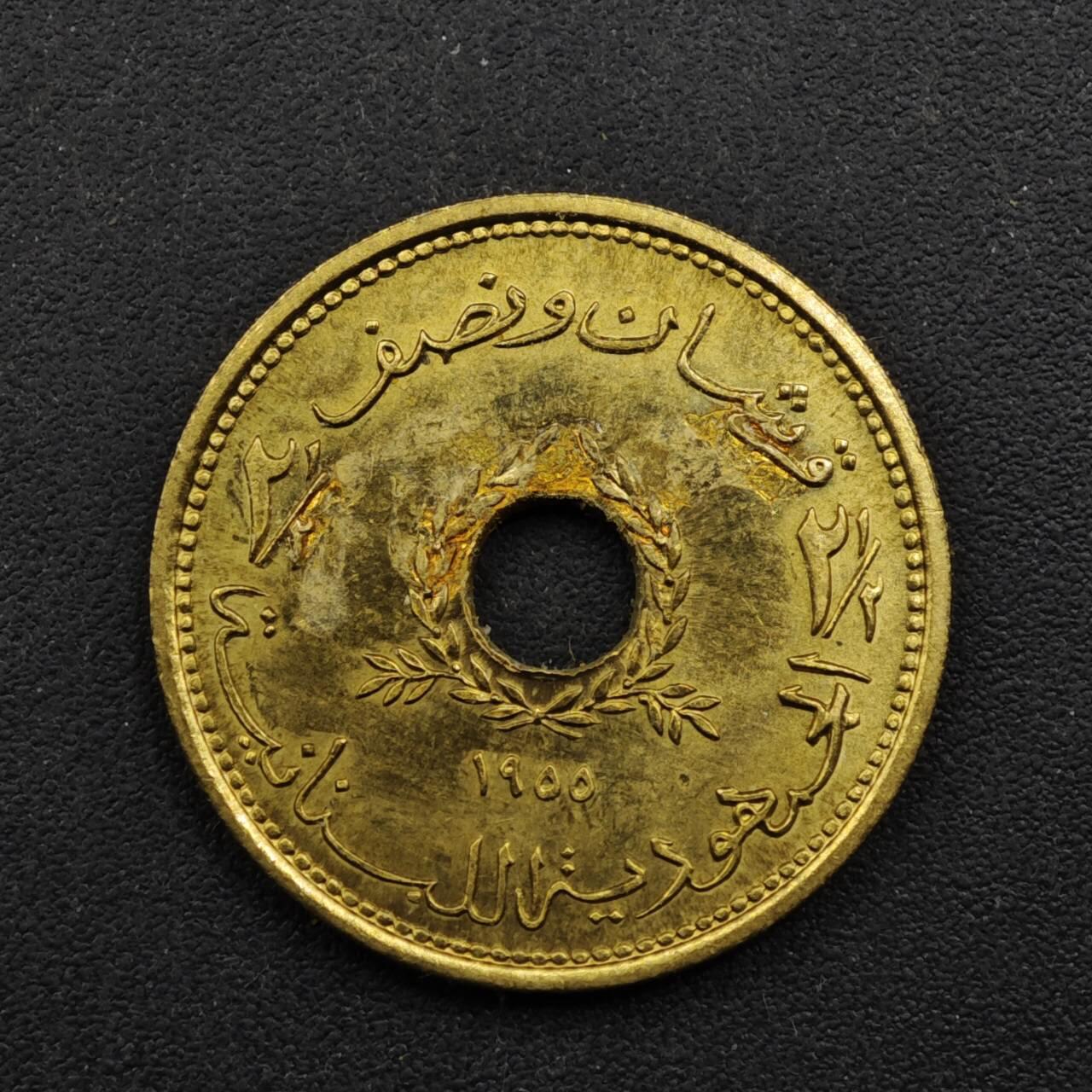 【淘币小摊】实时拍第八百四十九拍   散币银币场   满百包邮可预留二周 每周一统一发货   黎巴嫩1955年2.5皮阿斯特铜币