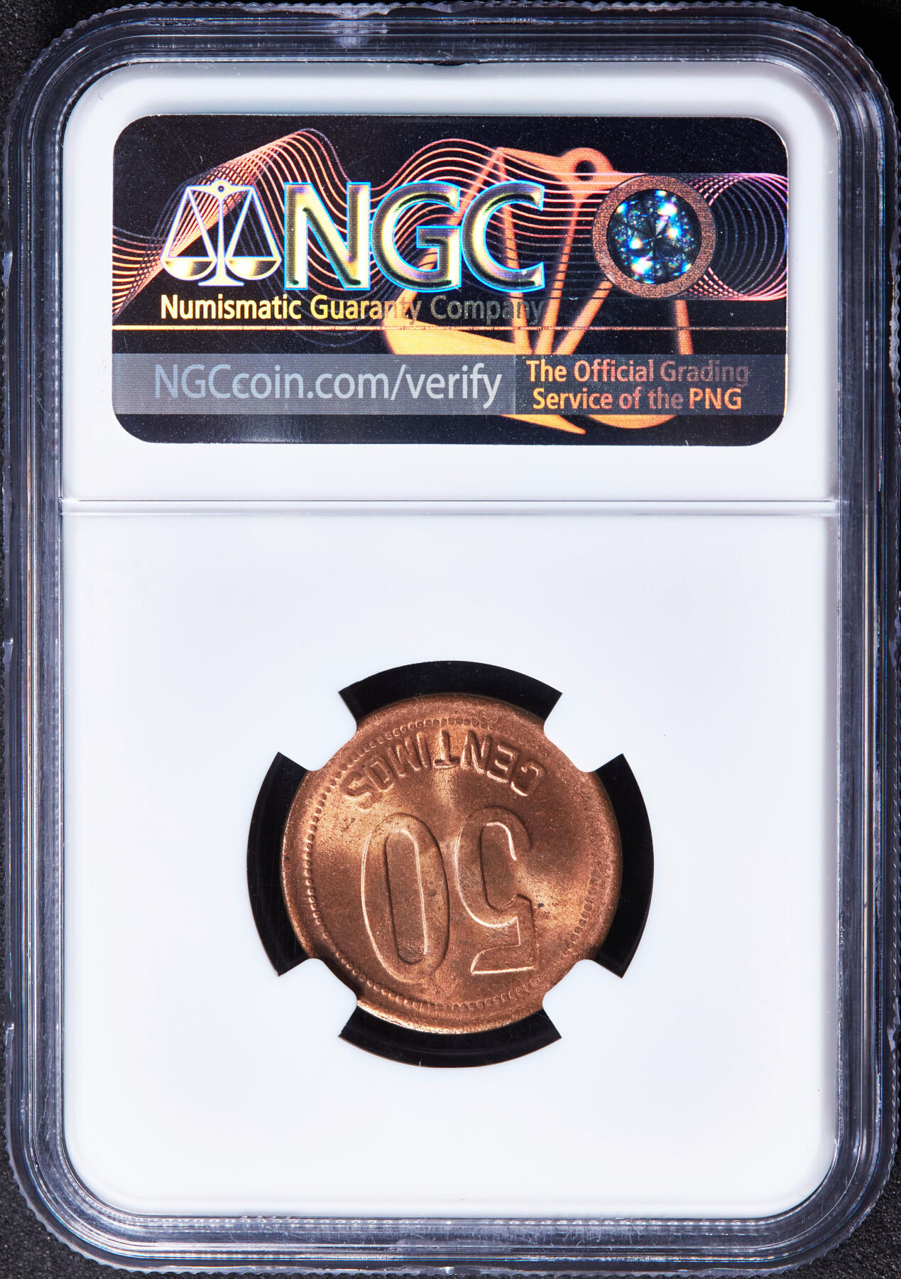 【俄甄集藏】“万象更新、马呈祥瑞”迎新春俄甄精品场-2026年(047)01-21 星期三 晚 19:30 全场包邮 西班牙1937年内战时期骑字版女神坐像50分铜币，NGC MS66RD，原铜光，车轮转光，顶级状态，冠军分，保存不易