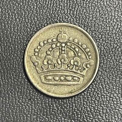 回流0120 - 瑞典1960年10欧儿银币 1.44克40%银 银价10元