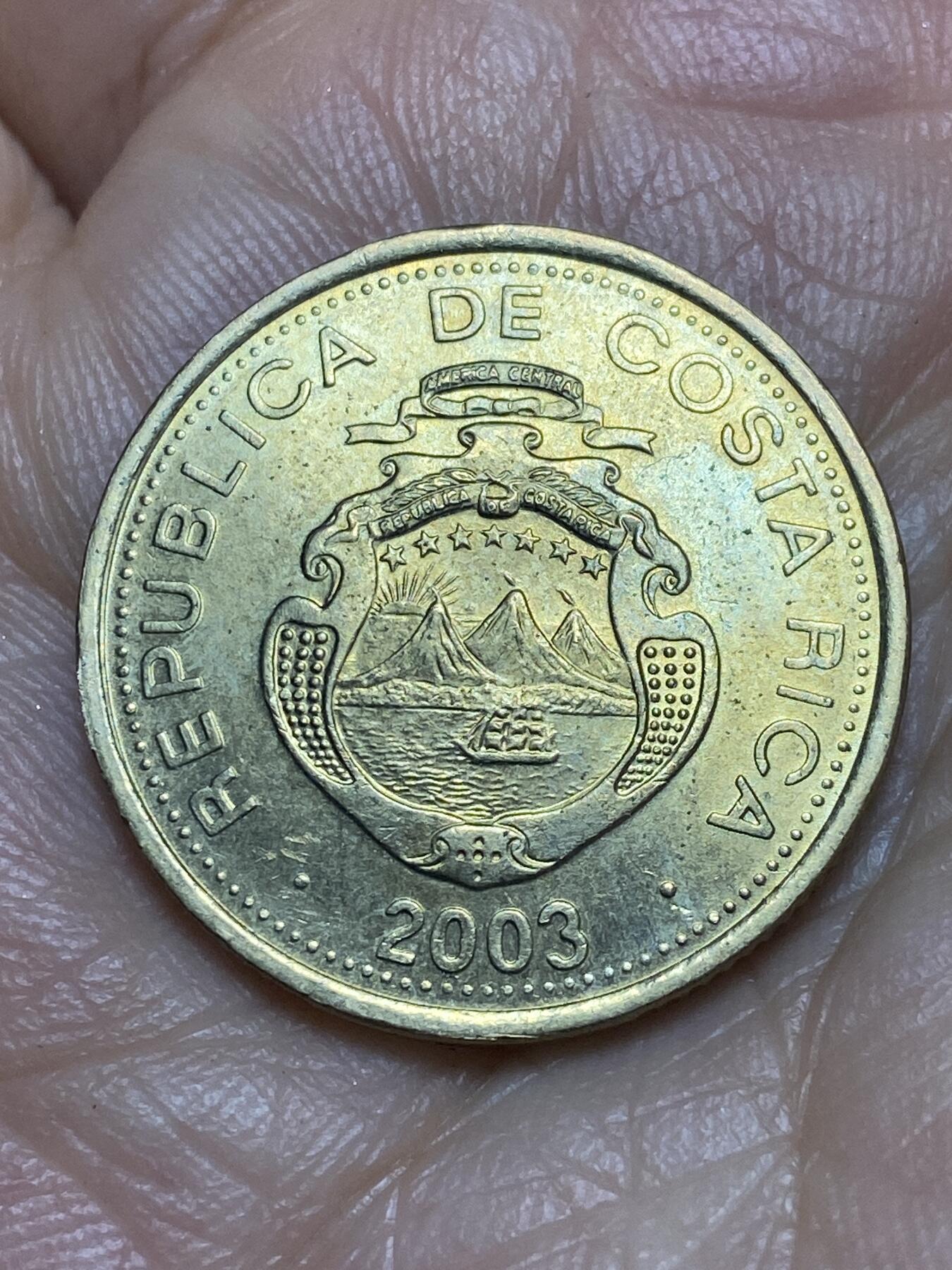 2026年第九场(总第一百七十八场）外国好品散币场(免佣金) 哥斯达黎加🇨🇷2003年25科朗(第二版，关门年仅发行3年)