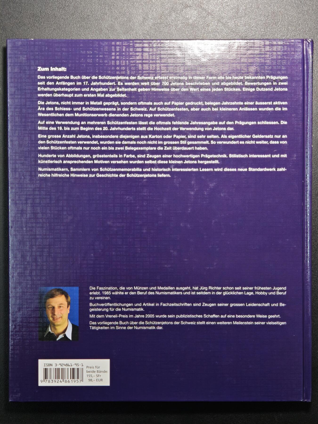 【德藏】世界币章拍卖第162期（拍品征集中~欢迎藏友联系） 98新 瑞士射击节代用币目录 硬壳精装 全彩铜板纸印刷 大开本 全书约120页