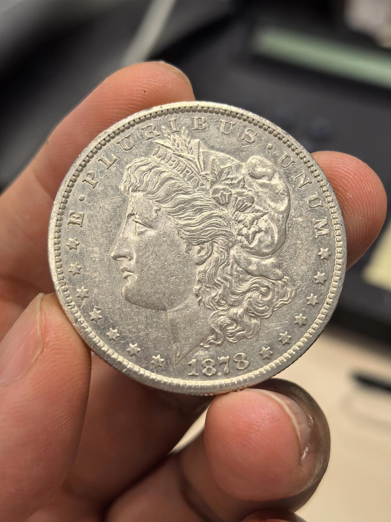 博洋堂世界钱币拍卖第157期（全场包邮） 美国1878年CC版摩根大银币，少见首年卡森厂