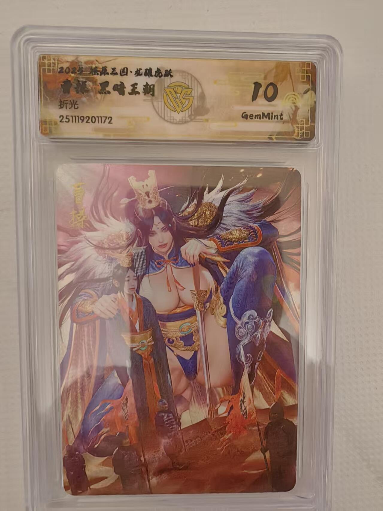 阳大大卡牌拍卖第93期（持续收拍品，周五晚上九点截拍，进群福利早知道） 【10分】燎原三国 龙骧虎跃 黑暗王朝 曹操 折光172