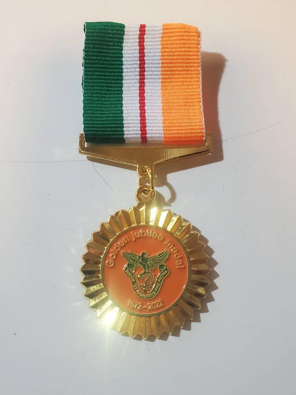 韵星假日拍卖第三十七期 -- Rimey Holidays Auction 37 赞比亚共和国国家服务金僖奖章 铜镀金 少见国家 非常厚重 库存品相