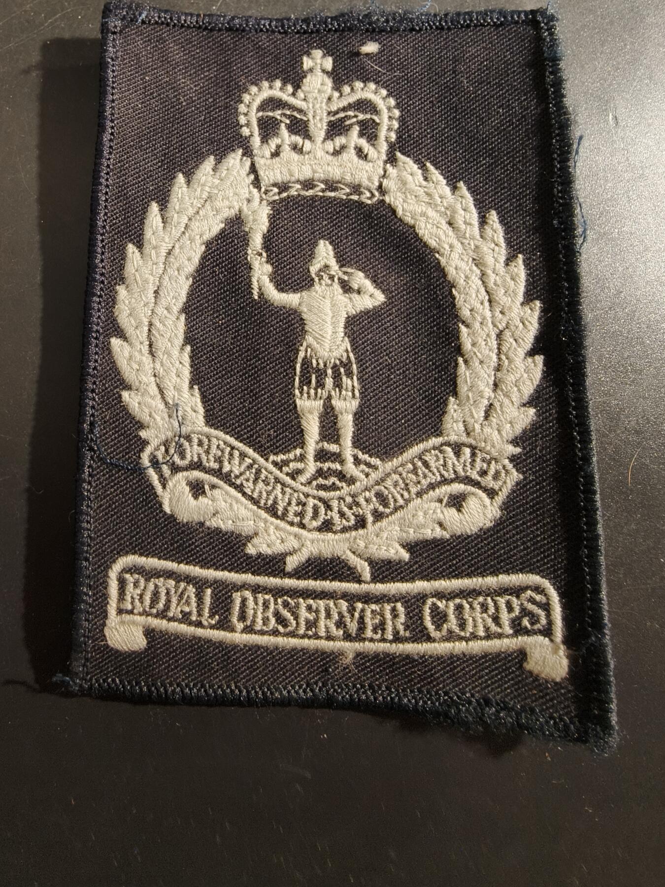 老王徽章第177期 英国皇家空军观察军团臂章