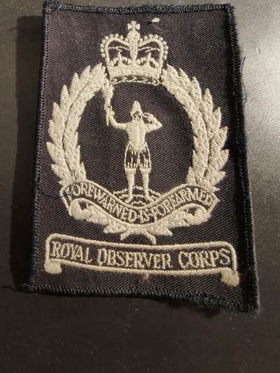 老王徽章第177期 - 英国皇家空军观察军团臂章