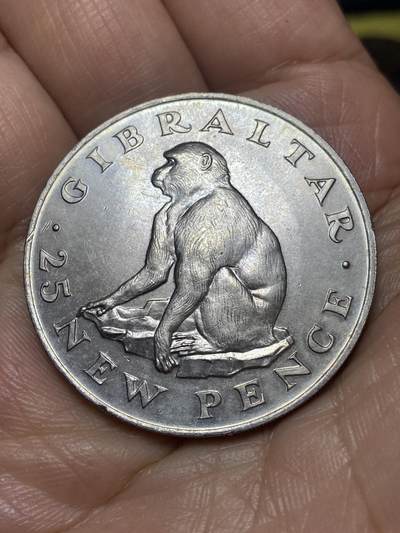 2026年第九场(总第一百七十八场）外国好品散币场(免佣金) - 英属直布罗陀🇬🇮1971年25新便士