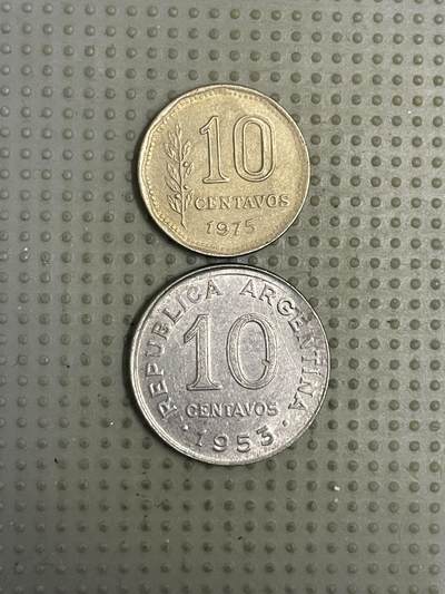 2026年第13场各国散币拍卖（总第163场） - 阿根廷10分2枚