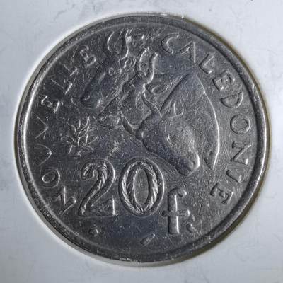 沼泽如烟--第964场 - 法属新喀里多尼亚1967年20法郎