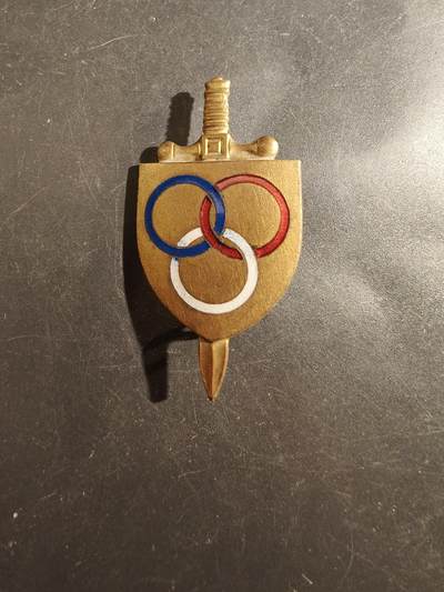 老王徽章第177期 - 法国军事体育教育和体育教练证章