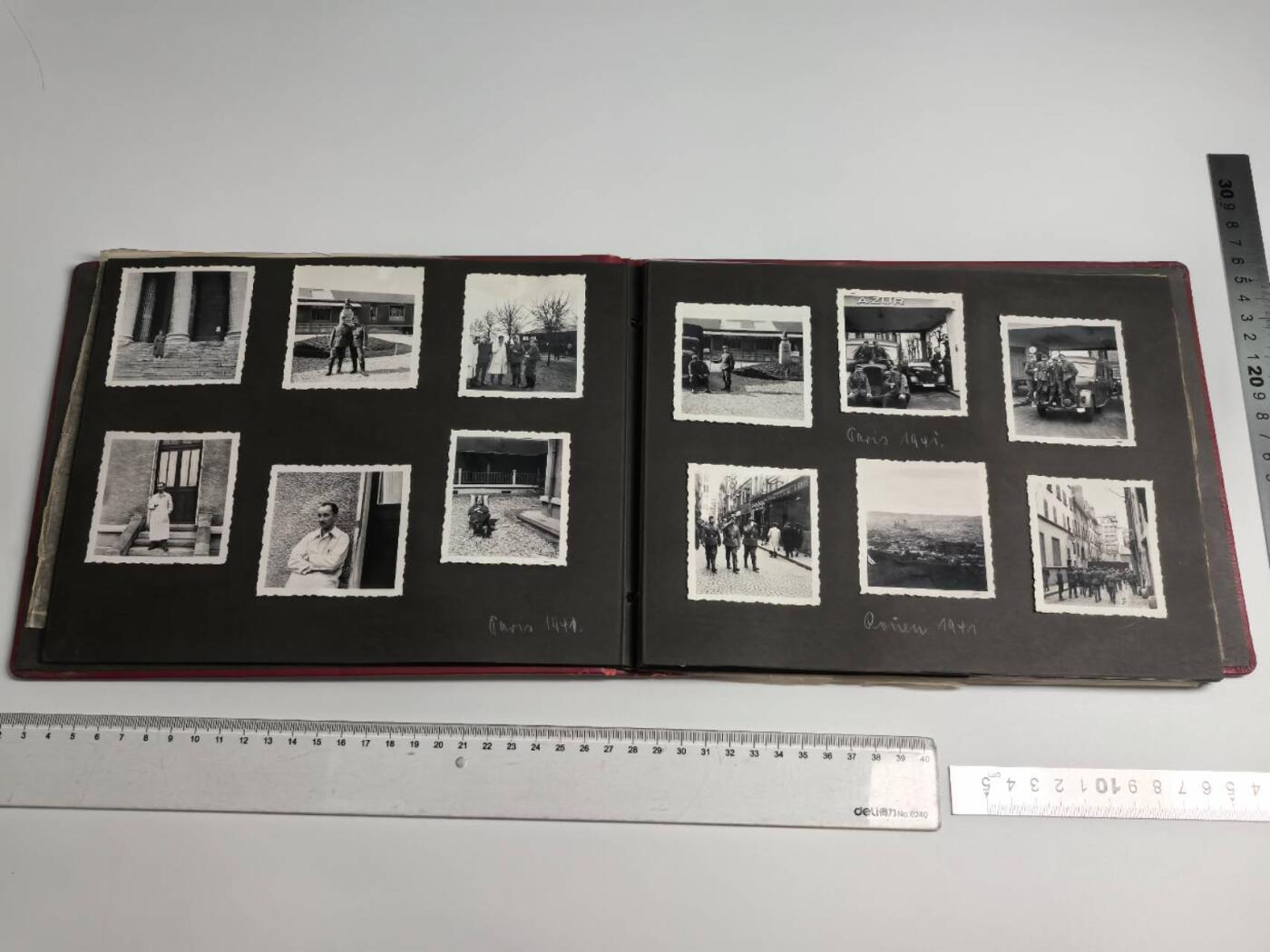 小驴勋章奖章收藏1月17日周六晚六点拍卖（珍爱和平，收藏战争，铭记历史，勿忘国耻，忠党爱国。有偿代拍，送拍规则在简介最后，参拍须阅读规则后再参拍，关系到运费包装发货时效真假辨别等关键信息，拍卖时不再发原图，看大图店主微信码在拍卖店铺介绍里） WWII德原品相册，里面共有70多张德军老照片，还有一份战地电报，内含西线东线作战照片