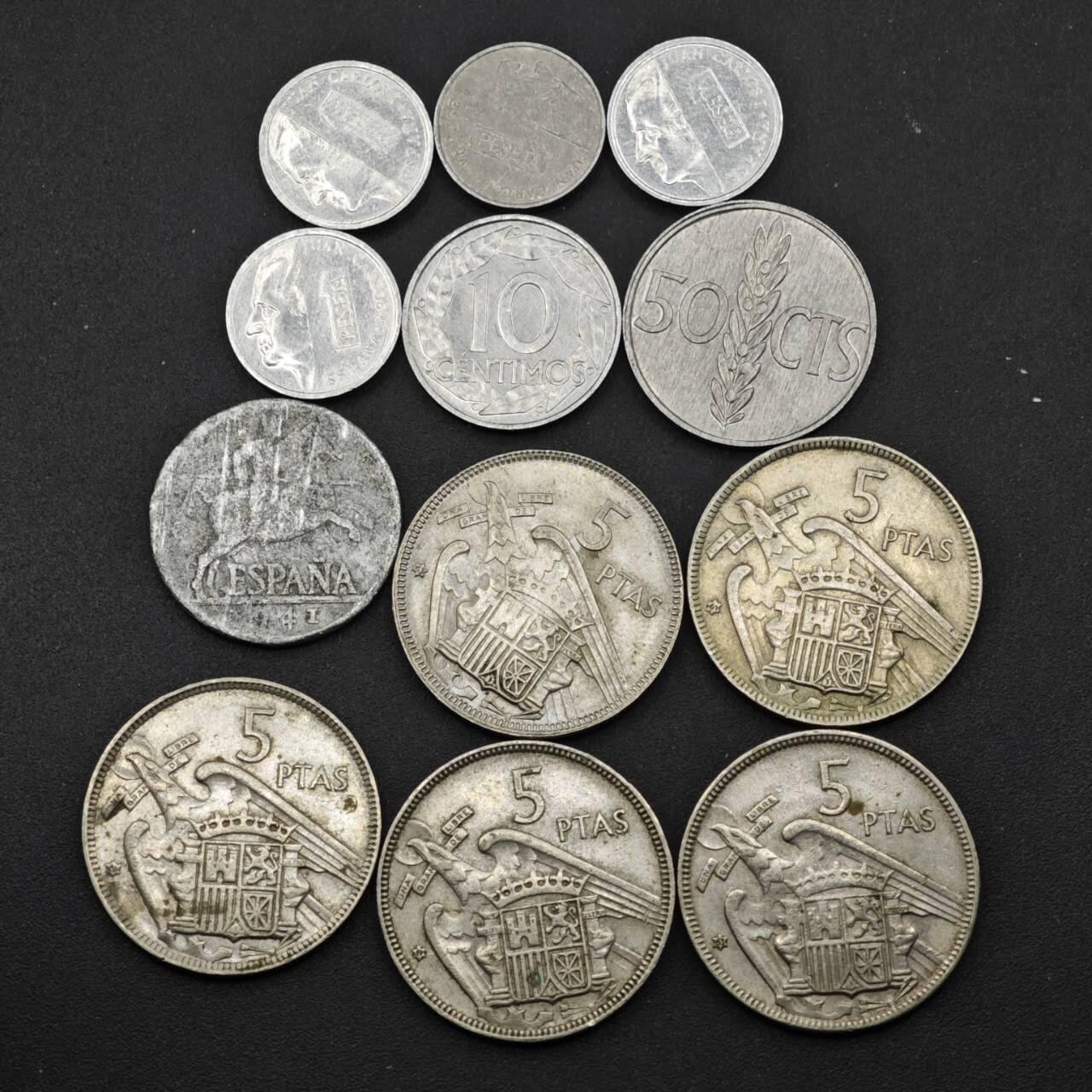 【淘币小摊】实时拍第八百四十九拍   散币银币场   满百包邮可预留二周 每周一统一发货   西班牙12枚