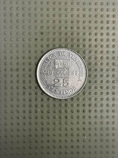 2026年第13场各国散币拍卖（总第163场） - 委内瑞拉1989年25分