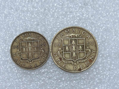 第一海外回流一元起拍收藏 散集专场  第293期 - 牙买加硬币 2枚