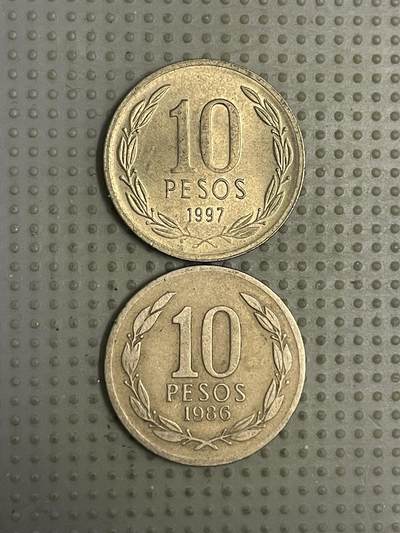 2026年第13场各国散币拍卖（总第163场） - 智利10比索2枚