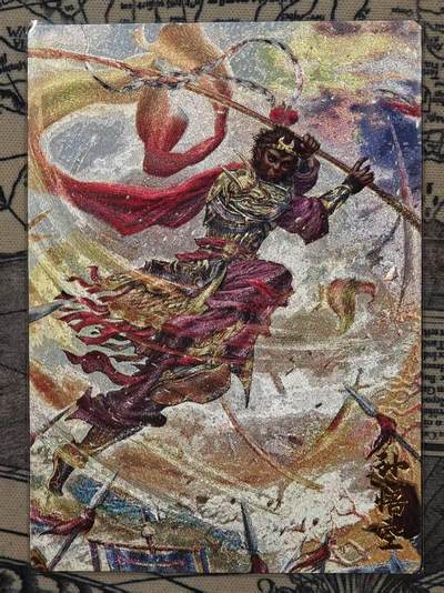 满200包邮！！龙虎卡牌-七二场（满200元包邮，无佣金，每周六结拍，欢迎送拍） - 粗闪卡 卡德曼 杆子 - 孙悟空