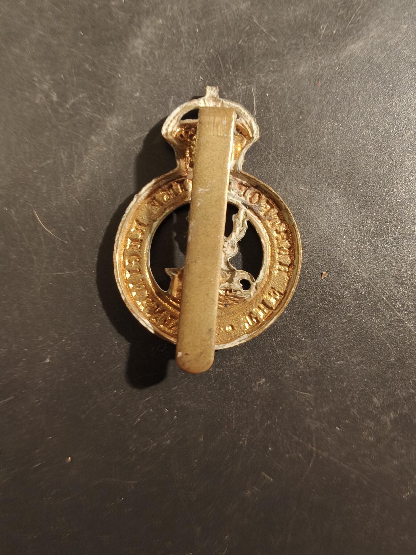 老王徽章第177期 英国赫特福德步兵团帽徽    一战时期