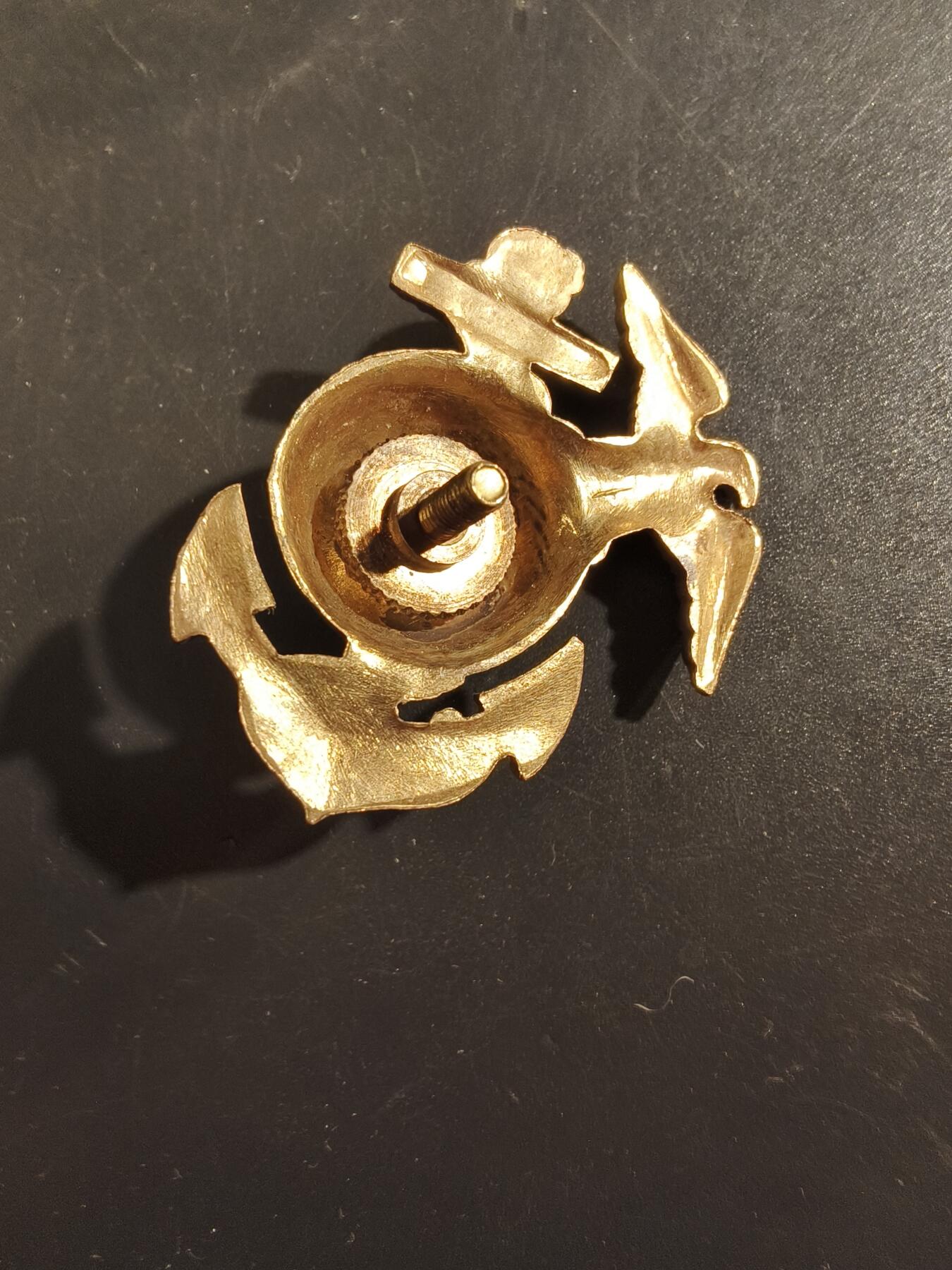 老王徽章第177期 美国海军陆战队大檐帽帽徽