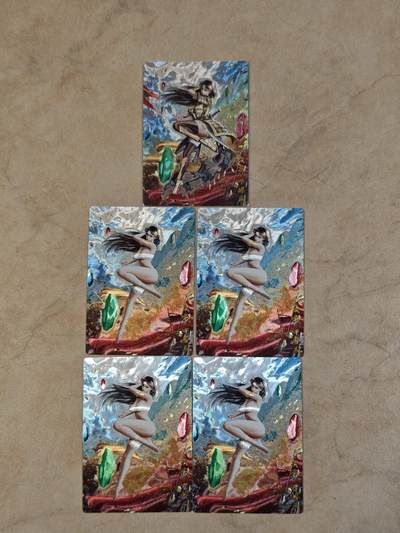 夜之极第三十八期 （1月17日周六晚9点截拍，欢迎竞拍） - 奇点 最新一弹 武装邓婵玉（最少版本）+战损邓婵玉4张 粗闪5张