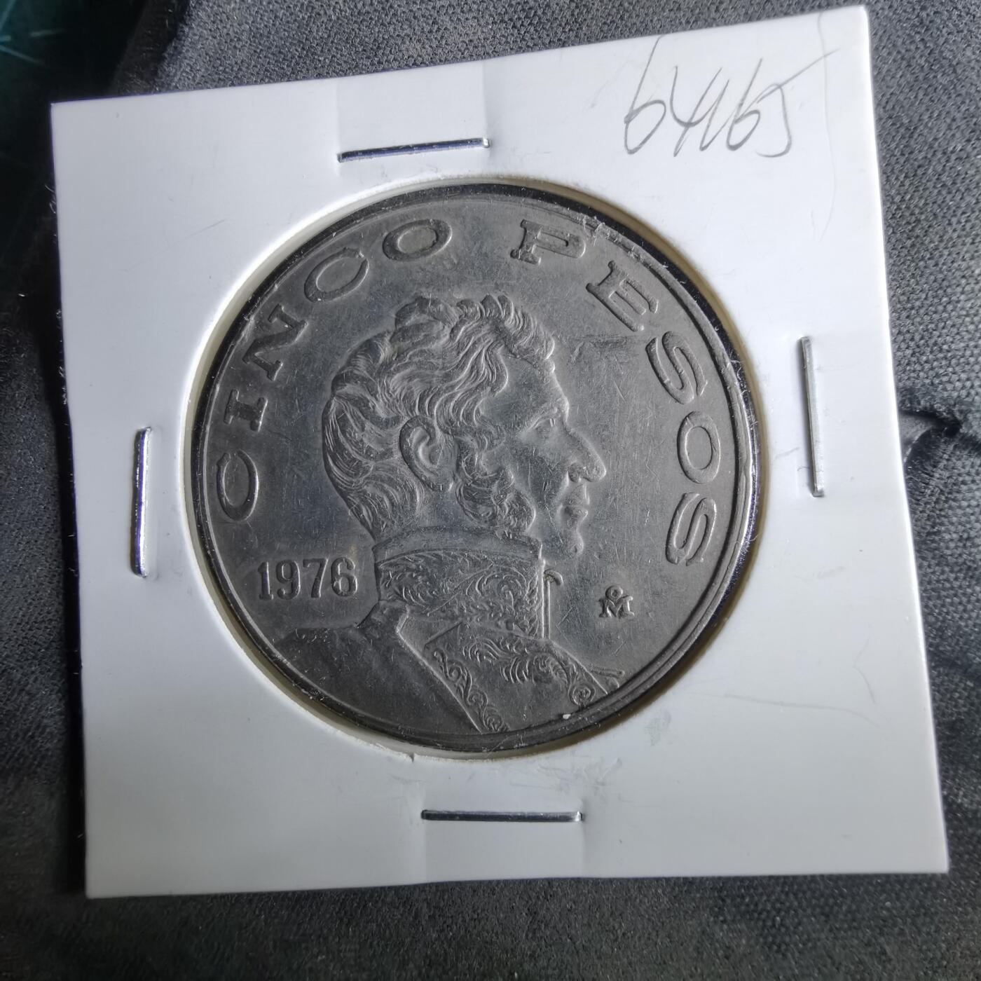 沼泽如烟--第964场 墨西哥1976年5比索