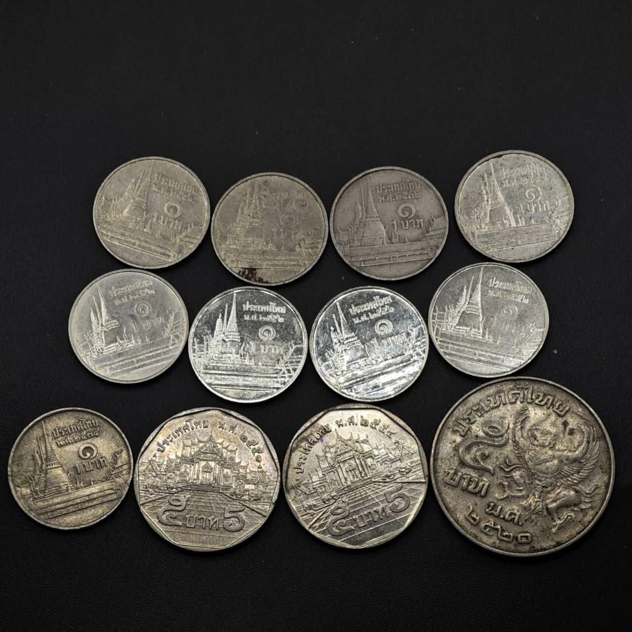 【淘币小摊】实时拍第八百四十九拍   散币银币场   满百包邮可预留二周 每周一统一发货   泰国12枚