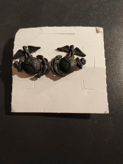 老王徽章第177期 - 美国海军陆战队领章一组    低可视度